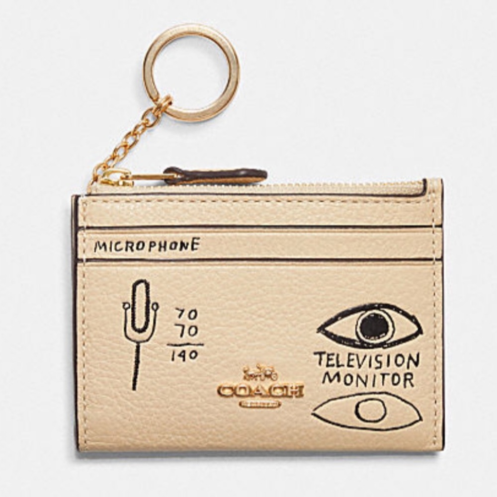 Coach X Jean Michel Basquiat Mini Skinny Id Case